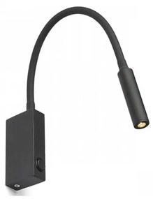 RED - Design Rendl - R12945 - LED lampka EKE LED/3W/230V czarna fleksible