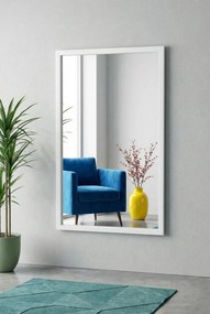 Srebrne aluminiowe lustro w stylu nowoczesnym F8-K92