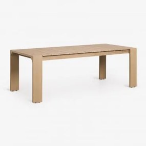 Rectangularny Stół Jadalniany 220x100 Cm Z Drewna Akacjowego Mirelen Jasny Akacjowy Brąz - Sklum