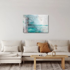 Obraz na szkle - Abstrakcyjny obraz olejny (70x50 cm)