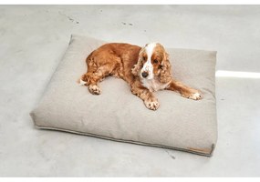 Jasnobrązowy materac dla psów z materiału bouclé 120x90 cm Mondo Cappuccino L – MiaCara