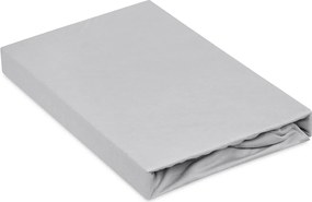 Matex Bamboo nieprzepuszczalny prześcieradło jasnoszary, 80 x 160 cm