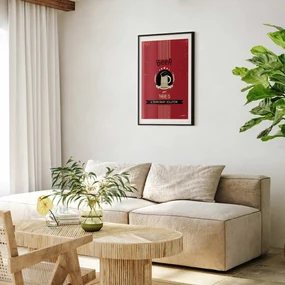 Plakat Premium Beer 40x60 cm z ramą czarną z marginesem ARTGEIST B