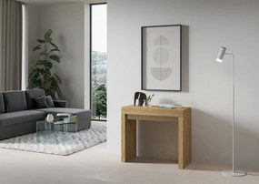 Konsola rozkładana 90x40/196 cm Roxell Small Dąb naturalny