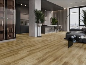 Mexen Amsterdam panele winylowe 1240 x 182 mm SPC 6,5 mm, podkład IXPE 1,5 mm, 4 V-Fuga, Dąb - F1042-1240-182-505-4V1-01