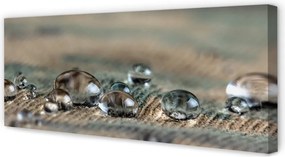 Zdjęcie na płótnie Tekstura Kropli w Makro