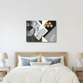 Obraz - Teksturowany kolaż (70x50 cm)