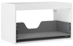 Mexen Box-A korpus szafki podumywalkowej 80 cm, 1 szuflada, biały mat - 91AX0-0800-470-1-01