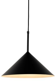 Designerska lampa wisząca czarna - Triangolo