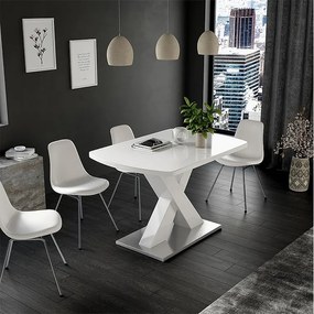 Stół do jadalni biały 120x80x76 chinto