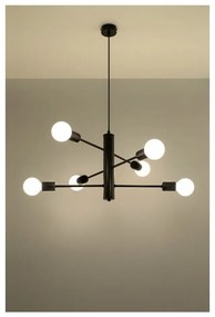 Czarna lampa wisząca Nice Lamps Donato 6
