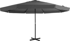 Okrągły parasol ogrodowy z aluminiową ramą antracyt G1-T02