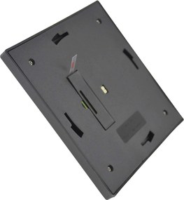 Outsunny Solarna Latarnia Ogrodowa LED Oświetlenie Chodnikowe 10 Lumenów Czarna 15x15x120cm | Aosom PL