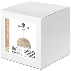Naturalna rattanowa lampa sufitowa. ø 38 cm Natural Way – Casa Selección