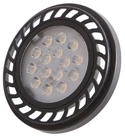 Zestaw 5 ściemnialnych żarówek LED GU10 AR111 czarne 8W 600lm 2700K