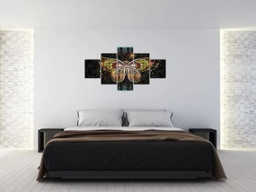 Obraz - Magiczny motyl (125x70 cm)