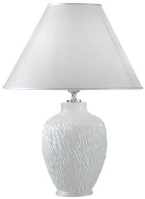 Kolarz A1340.70 - Lampa stołowa CHIARA 1xE27/100W/230V biała średnica 30 cm