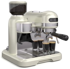 Klarstein Bella Café 1550W 19bar Ekspres Kolbowy Krem