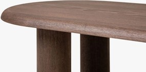 Ława stolik Kawowy Drewno Jesionowe Czarne 110/55/35 Bufi Micadoni