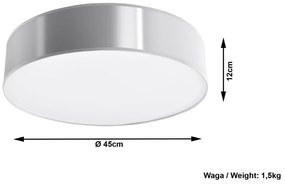 Szara lampa sufitowa Nice Lamps Atis Ceiling 45