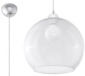 Loftowa lampa wisząca kula K0-W79