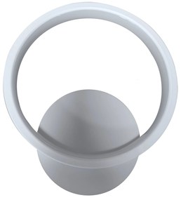 Kinkiet lampa wisząca LED okrąg metalowa AT75-1KL-White