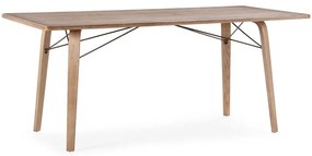 Stół z blatem w dekorze dębu 90x180 cm Lujan – MOME