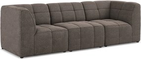 Brązowa sofa z materiału bouclé 255 cm Aloha – Makamii