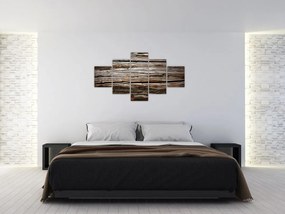 Obraz - drewno sezonowe (125x70 cm)