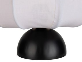 Lampa stołowa Japandi czarna z białym kloszem - NoriJapandi Oswietlenie wewnetrzne