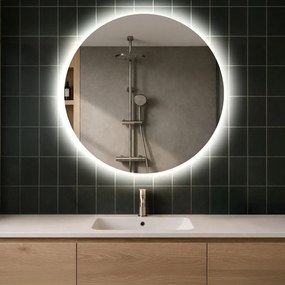 80x80 Okrągłe Lustro Łazienkowe Podświetlane LED82