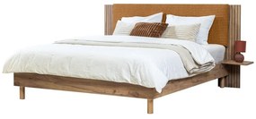 Łóżko dwuosobowe ze stelażem 140x190 cm Lior – Bobochic Paris
