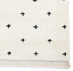 Biało-czarny dywan Think Rugs Boho Dots, 120x170 cm