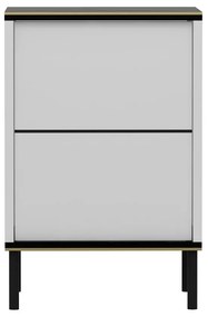 Stolik nocny Imaj White Marble