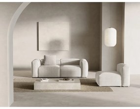 Beżowa sztruksowa sofa 224 cm Bergano – Cosmopolitan Design