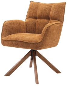 Pomarańczowe krzesła zestaw 2 szt. Marilla – Unique Furniture