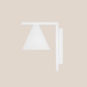 Lampa ścienna Form z kloszem typu stożek