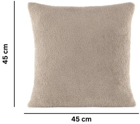 Poduszka dekoracyjna z mikropluszu 45x45 cm Cocoon – Tiseco Home Studio