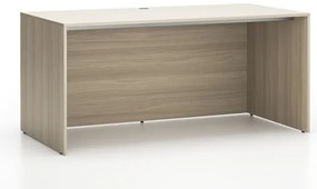 Biurko SEGMENT, 162x80 cm, dąb naturalny
