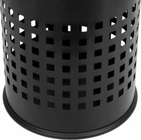 Alda Kosz na śmieci Officer perforowany 7 l, czarny, 7 l