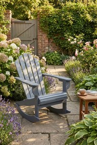 Bujane szare ogrodowe krzesło S2-S81