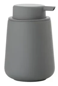 Szary porcelanowy dozownik do mydła 250 ml Nova − Zone