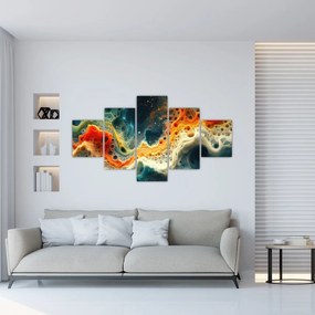 Obraz - Nowoczesna abstrakcja (125x70 cm)
