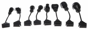 ixtol Zestaw przejściówek OBD-II do samochodówciężarowych MECHANIC CABLE SET 2, 8 szt.