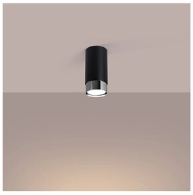 Lampa sufitowa w czarno-srebrnym kolorze Crown – Nice Lamps