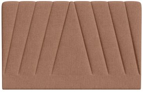 Zagłówek do łóżka 190 cm - Tkanina - Terakota - LIDAMA marki Pascal Morabito