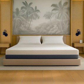 Boreal | Materac 140x190 Memory & Waterfoam | Wys. 22 cm | Ortopedyczny, Hipoalergiczny, Przeciw roztoczom | Wyrób Medyczny | Pokrowiec zdejmowany i oddychający