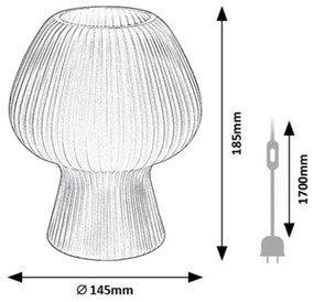 Rabalux 74024 lampa stołowa Vinelle