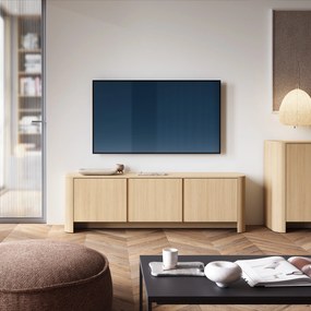 Szafka RTV stojąca AVORIO 168 cm do Salonu pod Telewizor - Dąb
