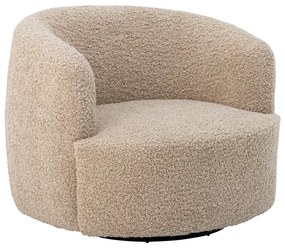 Beżowy fotel z materiału bouclé Bocca – Bloomingville